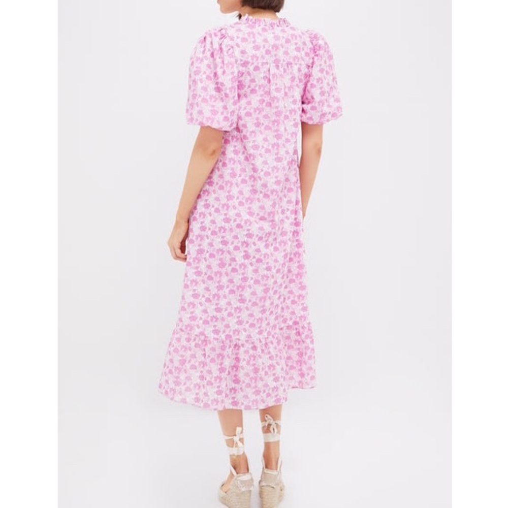 HYACINTH HOUSE
Pink and White Floral Mimi Midi Dress - Picture 4 of 12
